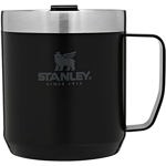 Taza Legendary Camp de 350 ml, color negro mate