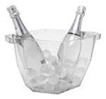 Balde Para Hielo Con Manija 7 Litros Ou Cv450 Transparente
