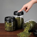 Jarra Hermética Vidrio 500ml para Café y Alimentos 1900ML