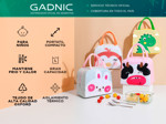 Lunchera Vianda Gadnic Infantil Escolar Vaca