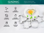 Molde Para Huevo Frito Gadnic Formas Acero Inoxidable  - Círculo