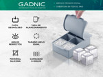 Cubetera De Silicona Gadnic Con Tapa Hielos Grandes