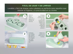Cubetera de Silicona Rosa Gadnic con Bandeja Hielo Cilíndrico