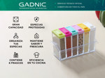 Especiero 6 Frascos Gadnic ESPC6 Para Condimento Especias