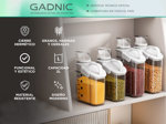 Kit x3 de Dispenser Cerealero Gadnic Alimentos Ecologico