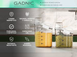 Kit x3 de Dispenser Cerealero Gadnic Alimentos Ecologico