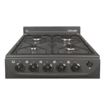 Cocina Multigas Eskabe E2 BK Gris 52cm Vitrolimpiante Encend Eléctrico