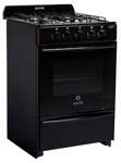 Cocina Escorial Master Classic Negra Gas Natural 4 Hornallas