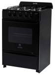 Cocina Escorial Master Classic Negra Gas Natural 4 Hornallas