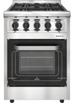 Cocina Morelli Forza De 55cm Inox 4 Hornallas