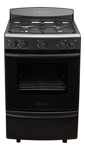 Cocina De 55 Cm De Frente Curvo Orbis 938gp4 Color Grafito