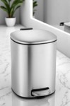 Cesto Residuos Tacho Basura 5 Lts Acero Inox. Hogar Actual