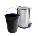 Cesto Residuos Tacho Acero Inox. Pedal 20 Lts Hogar Actual