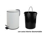 Cesto Residuos Tacho Basura Acero Pedal 12 Lts Hogar Actual
