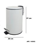 Cesto Residuos Tacho Basura Acero Pedal 12 Lts Hogar Actual