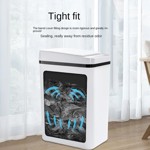 Cubo de Basura Inteligente con Sensor Automático White-USB charging