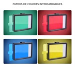 Panel De Fotografia Led Luz Estudio Colores Profesional con Tripode 2mts