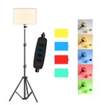 Panel De Fotografia Led Luz Estudio Colores Profesional con Tripode 2mts