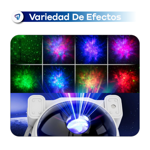 Astronauta Proyector Galaxia Luz Led Lampara Velador Moderno Waggs