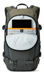 Mochila Lowepro Flipside Trek Bp 250 Aw Gris/verde