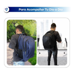 Mochila Urbana Impermeable porta Notebook Waggs 30L Negro