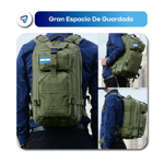 Mochila Tactica Asalto Trekking 45 Litros Camuflada Beige Waggs