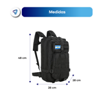 Mochila Tactica Asalto Trekking 45 Litros Camuflada Beige Waggs