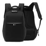 Mochila Antirrobo Zom USB Black p/notebook de hasta 15.6"