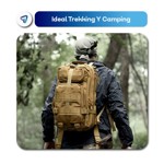 Mochila Tactica Asalto Trekking 30 Litros Marrón Waggs