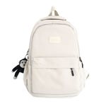 Mochila JARKJARD Aesthetic para colegialas universitarias, color blanco
