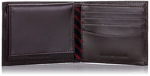 Cartera, Tommy Hilfiger, con 6 bolsillos para tarjetas para hombre en color marrón oscuro
