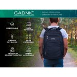 Mochila Impermeable Gadnic Portanotebook y Cierre Antirrobo