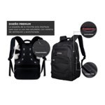 Mochila Impermeable Gadnic Portanotebook y Cierre Antirrobo