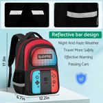 Mochila JIRAIKEI Kids Gamer para niños con fiambrera y lápiz 