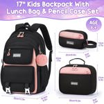Set de mochilas Fimibuke para niñas a prueba de agua con lonchera y polietileno