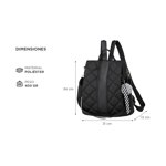 Mochila Bolso Negro Gadnic Antirrobo