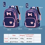 Mochilas escolares para niñas, linda mochila de estudiantes bowknot, eleme