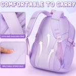 Set de mochilas Fimibuke para niñas a prueba de agua con lonchera Purp
