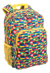 Mochila Lego Heritage Clásica Para Niños Con Diseño De Pared