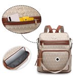 Mochila MKP COLLECTION para mujer, convertible, a la moda, grande