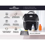 Bolso Maternal South Port S47 By Gadnic con Cambiador Mochila Porta Mamaderas Térmica