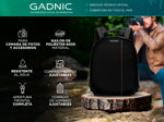 Mochila Para Cámara Fotográfica Gadnic MCAM164 Impermeable Con Divisiones