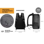 Mochila Para Cámara Fotográfica Gadnic MCAM164 Impermeable Con Divisiones