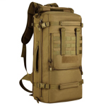 Mochila Táctica Marrón Gadnic Camping Bolso 3 en 1