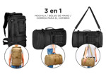 Mochila Táctica Marrón Gadnic Camping Bolso 3 en 1
