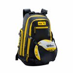 Mochila de voleibol Wilson AVP negro/amarilla para todas las estaciones