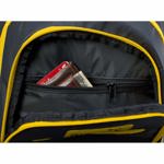 Mochila de voleibol Wilson AVP negro/amarilla para todas las estaciones