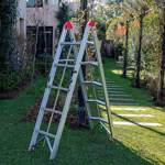 Escalera Aluminio plegable Ultra Compacta 4 escalones