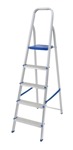 Escalera Aluminio Tipo Tijera Plegable 5 Escalones Mor 5103