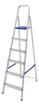Escalera Aluminio Tipo Tijera Plegable 6 Escalones Mor 5104